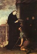 Bartolome Esteban Murillo St.Thomas of Villanueva Distributing Alms oil